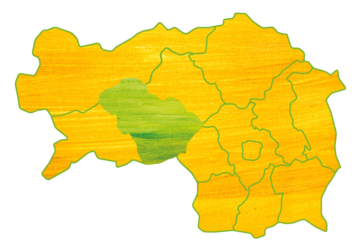 Landkarte Bezirk Murtal
